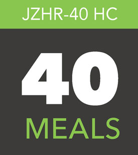 JZHR 40 HC Heated Refrigerated Meal Delivery Cart