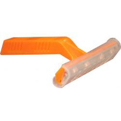 700902 - Short Handle Single Blade Razor (Orange Handle)                                                                                                                                                         