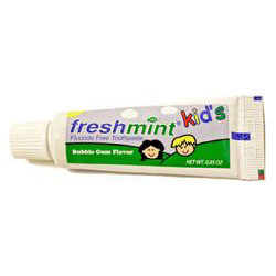 704031 - 0.85 oz Kid's Fluoride Free Toothpaste, Bubble Gum Flavor                                                                                                                                               