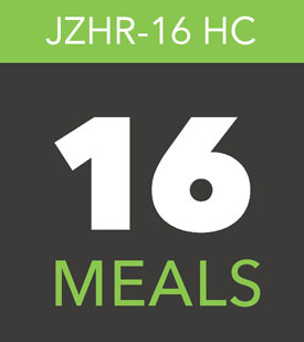 JZHR 16 HC Heated Refrigerated Meal Delivery Cart