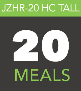 JZHR 20 HC TALL Heated Refrigerated Meal Delivery Cart