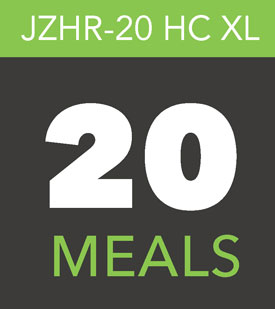 JZHR 20 HC XL Heated Refrigerated Meal Delivery Cart