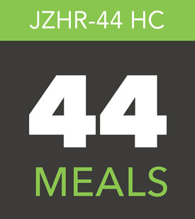JZHR 44 HC Heated Refrigerated Meal Delivery Cart
